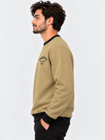 HG "BROOKLYN" Printed Plain Interlock Sweat Shirt - Clay Creek