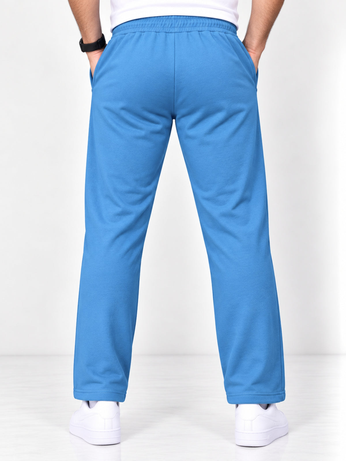 Hangree Signature Terry Trouser - Sky Blue