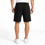 Men’s Classic Casual Two Quarter Shorts – Black