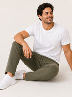 Men's Basic Summers Essential Cotton Jersey Trousers