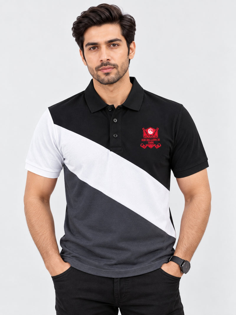HG Signature Trio Panel Executive Polo Shirt