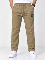 HG Signature Narrow Bottom Terry Winters Trousers For Men's - Brown