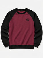 HG Signature Raglan Fleece Sweat Shirt - Maroon