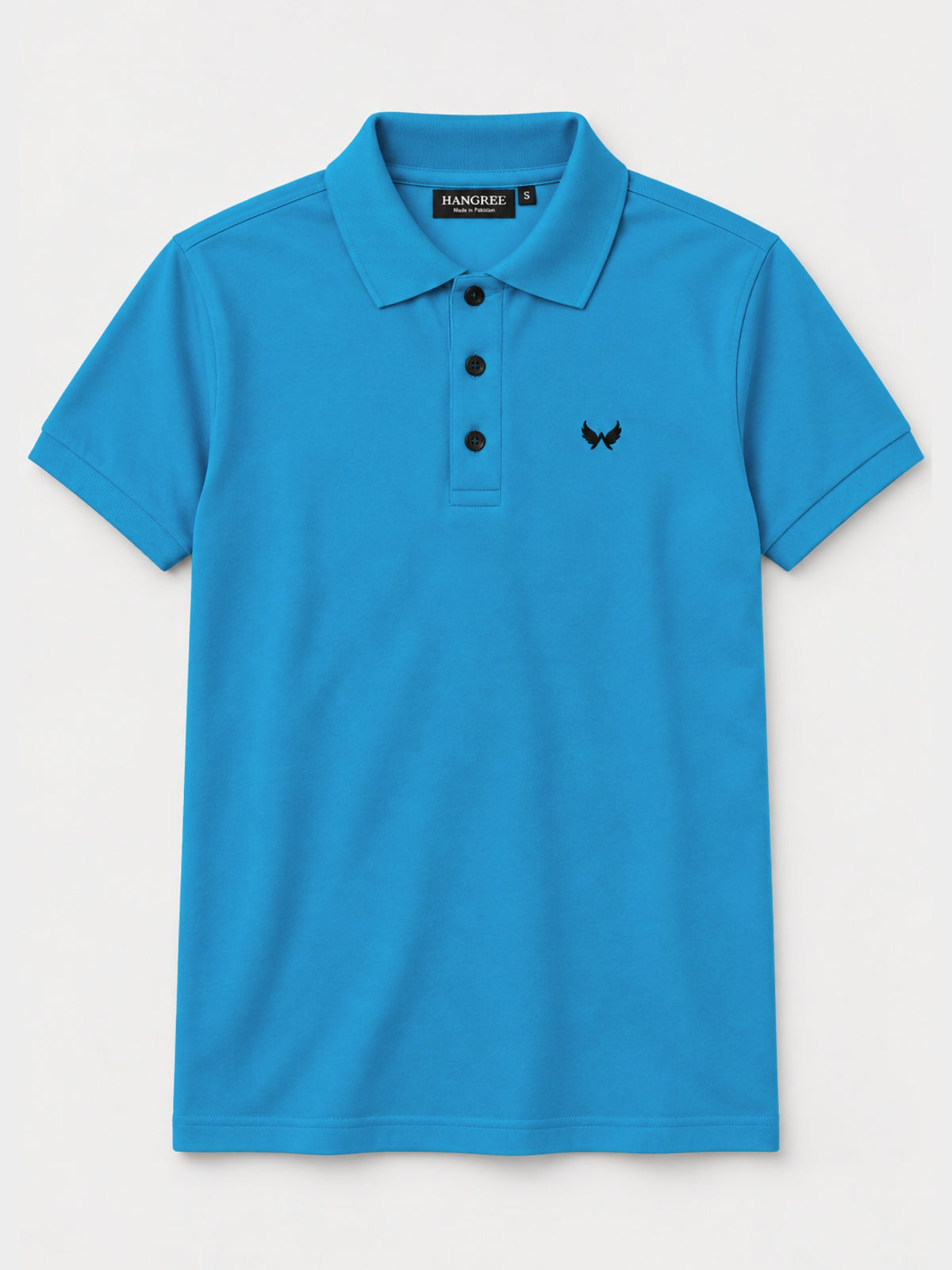 Signature Embroidered Polo - Ferozi