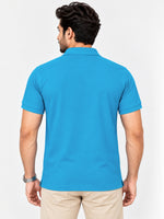 Signature Embroidered Polo - Ferozi