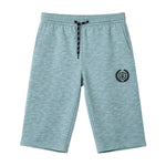 Men's Signature Emb. Melange Three Quarter Shorts - Sea Green