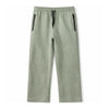 HG Classic Terry Loose Fit Trousers with Zipper Pockets - Greensih Gray