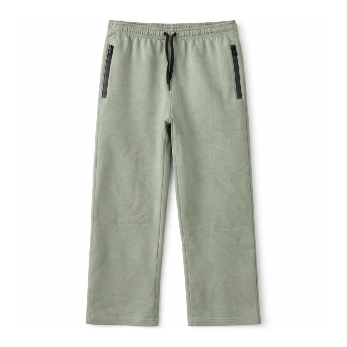 HG Classic Terry Loose Fit Trousers with Zipper Pockets - Greensih Gray