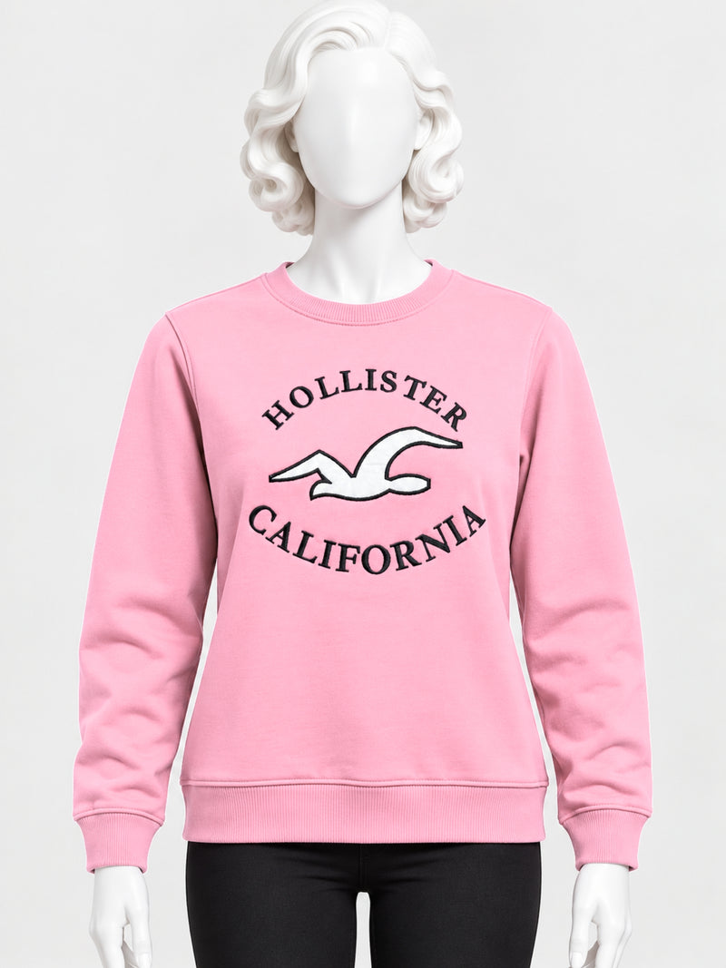 Women's Appliqué Emb. Fleece Sweatshirt