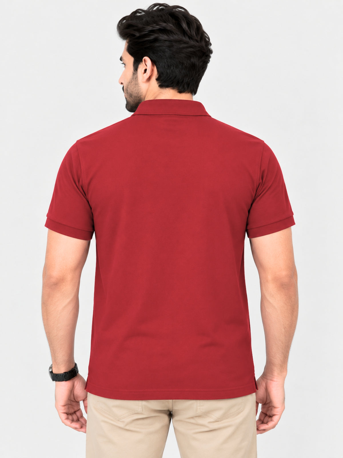 West Line Men's Polo Shirt - Maroon