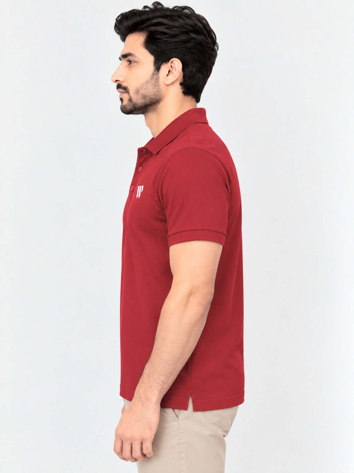 West Line Men's Polo Shirt - Maroon