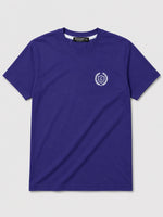 Men's Signature Emb. Round Neck Tee Shirt - Navy Blue