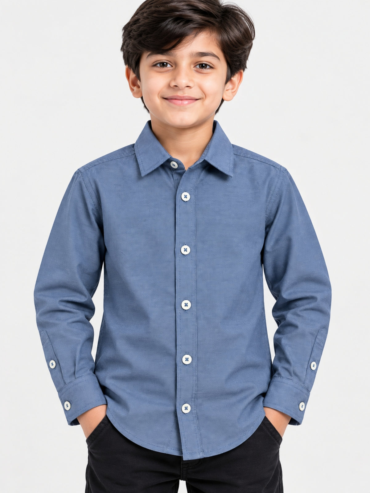 Boy's Classy Full Sleeves Winters Casual Shirt