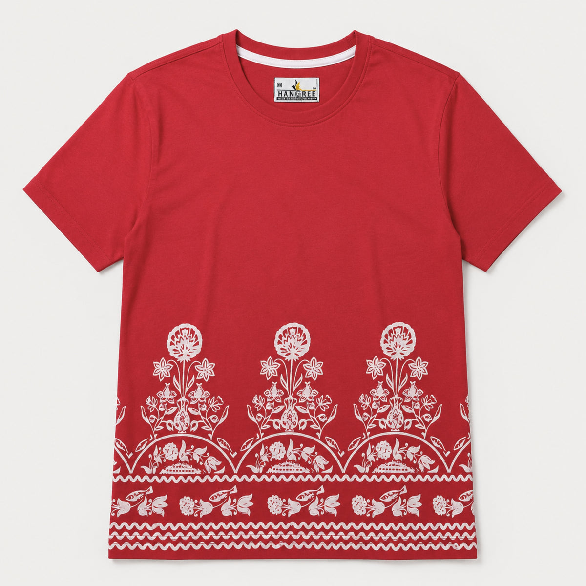Women's Heritage Floral Border Cotton Jersey T-Shirt