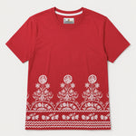 Women's Heritage Floral Border Cotton Jersey T-Shirt