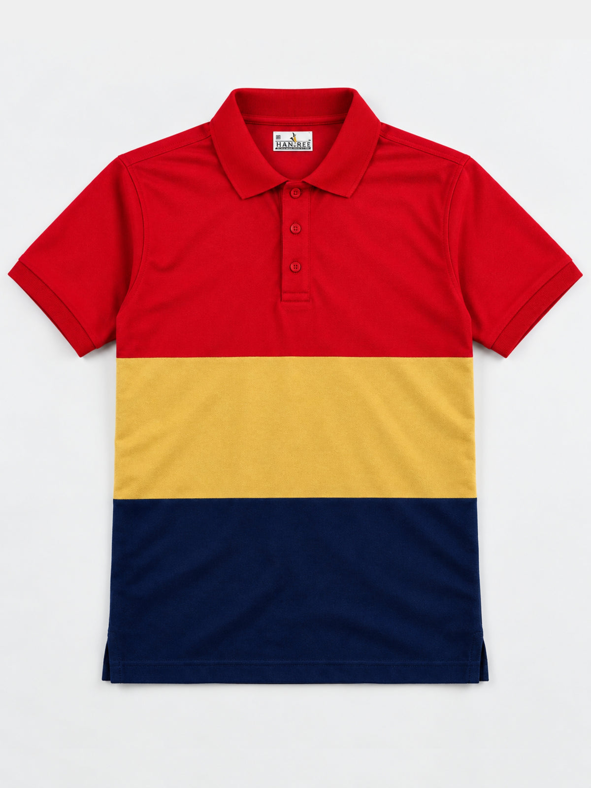 Trio Panel Fashion Polo Shirt