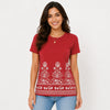 Women's Heritage Floral Border Cotton Jersey T-Shirt