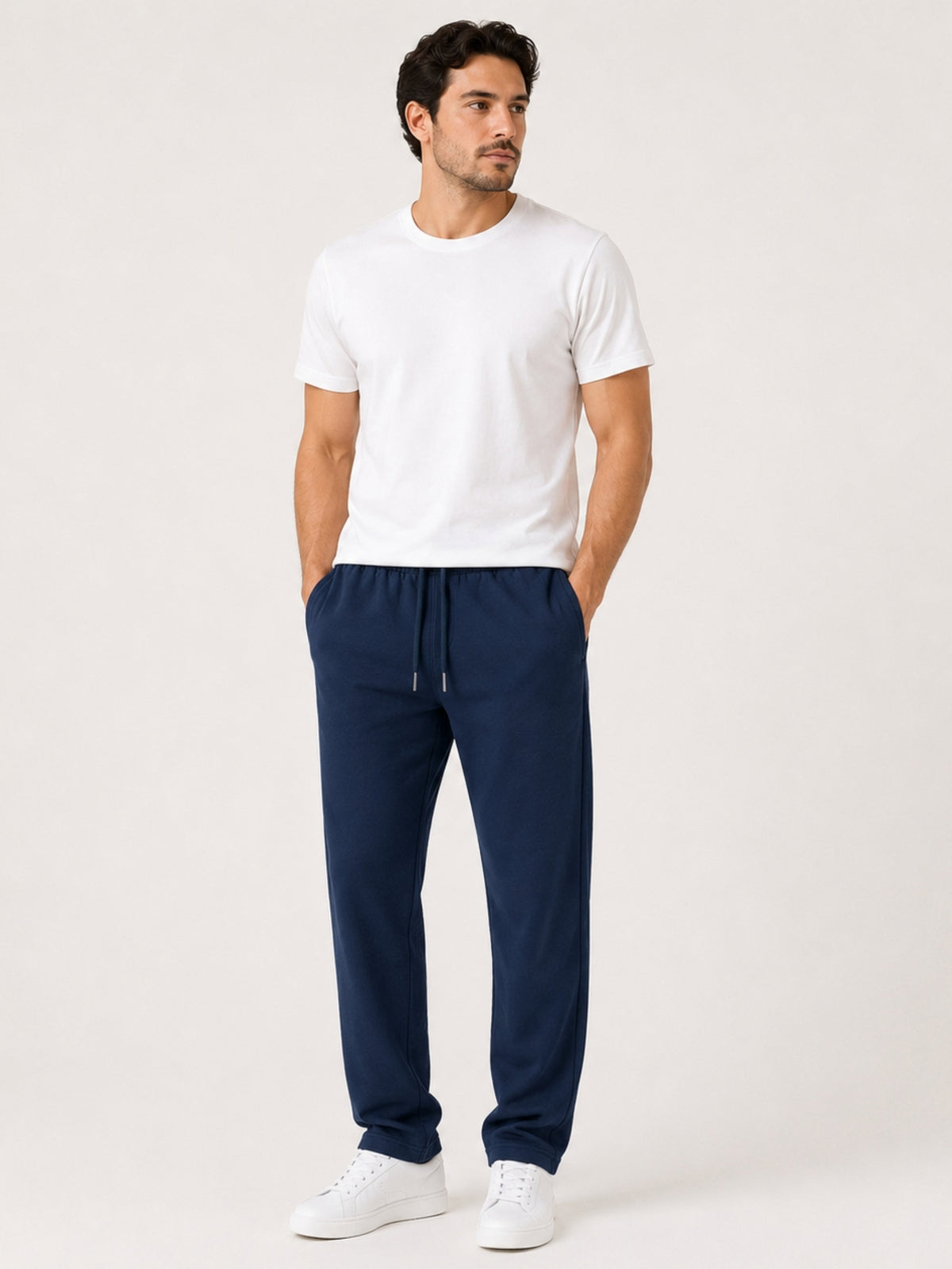 Men's Basic Summers Essential Cotton Jersey Trousers