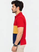 Trio Panel Fashion Polo Shirt
