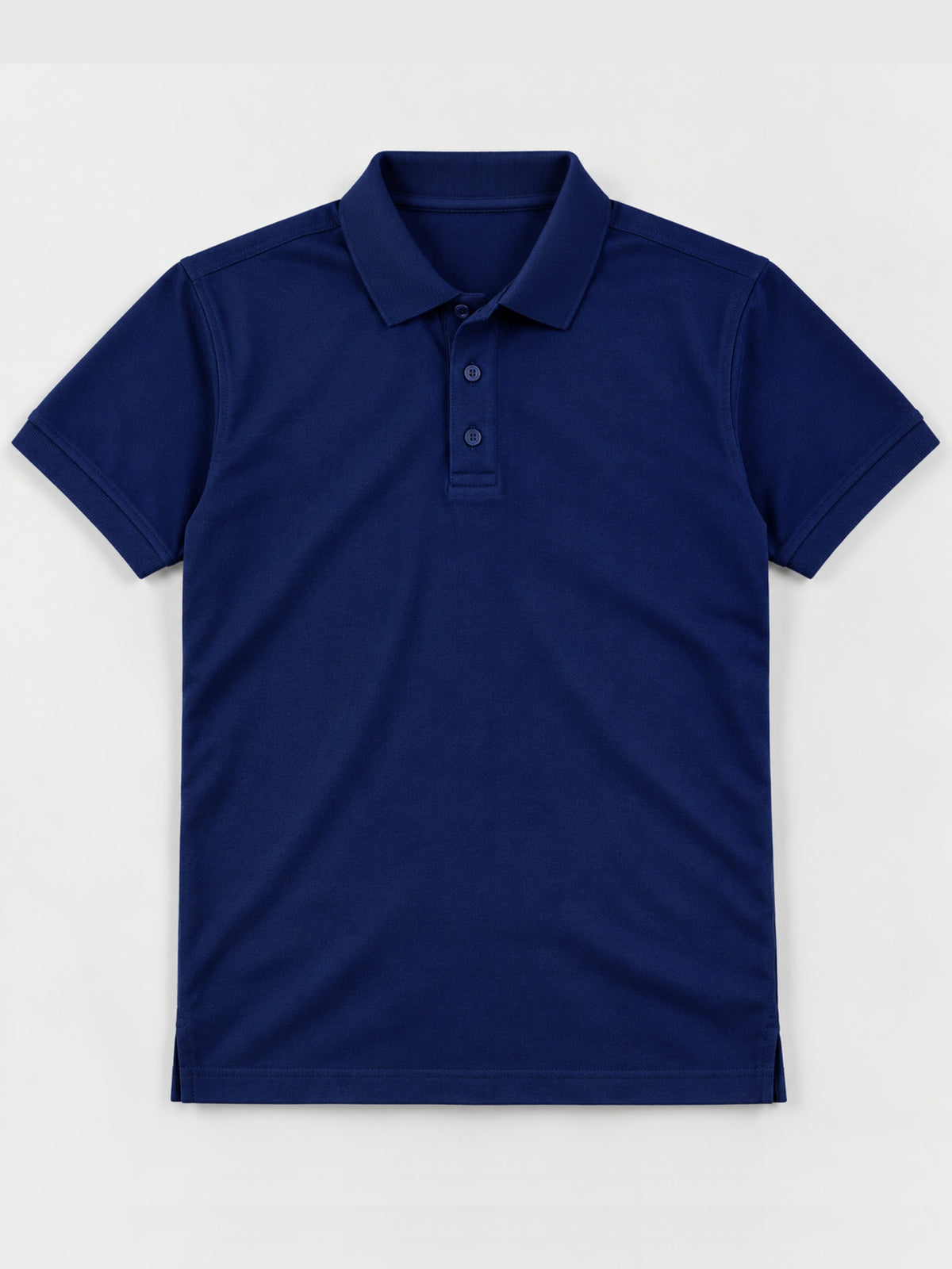 Navy Plain Polo Shirt Regular Fit