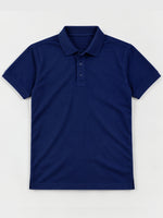 Navy Plain Polo Shirt Regular Fit