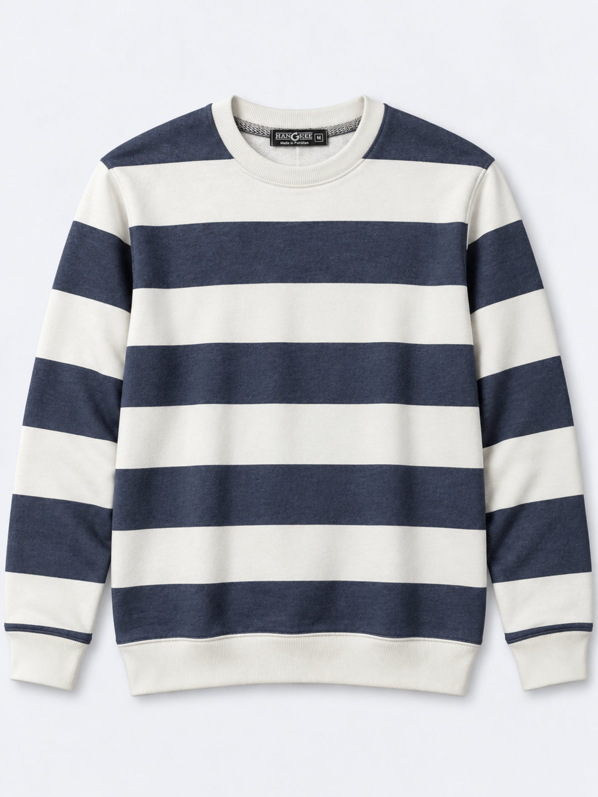 Men's Bold Stripes Terry Sweatshirt