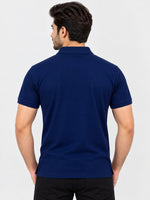Navy Plain Polo Shirt Regular Fit