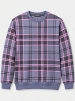 Men's Multicolor Checkered Light Fleece Sweatshirt