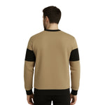 Cut & Sew "Brooklyn" Printed Panel Interlock Sweat Shirt - Clay Creek