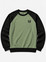 HG Signature Raglan Fleece Sweat Shirt - Hazel Green