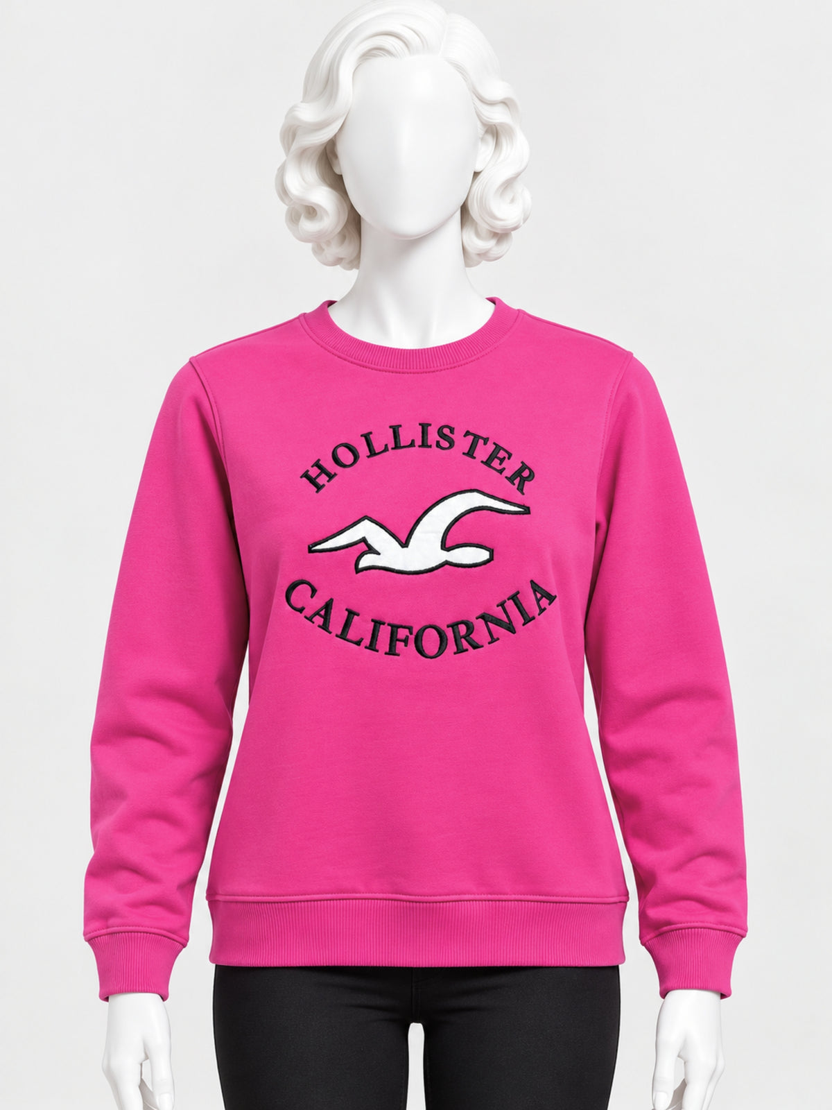 Women's Appliqué Emb. Fleece Sweatshirt