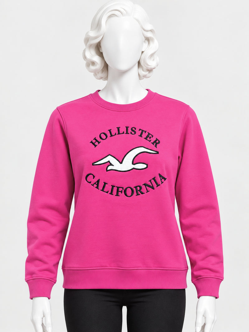 Women's Appliqué Emb. Fleece Sweatshirt