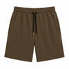 Men’s Classic Casual Two Quarter Shorts – Brown