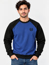 HG Signature Raglan Fleece Sweat Shirt - Royal Blue