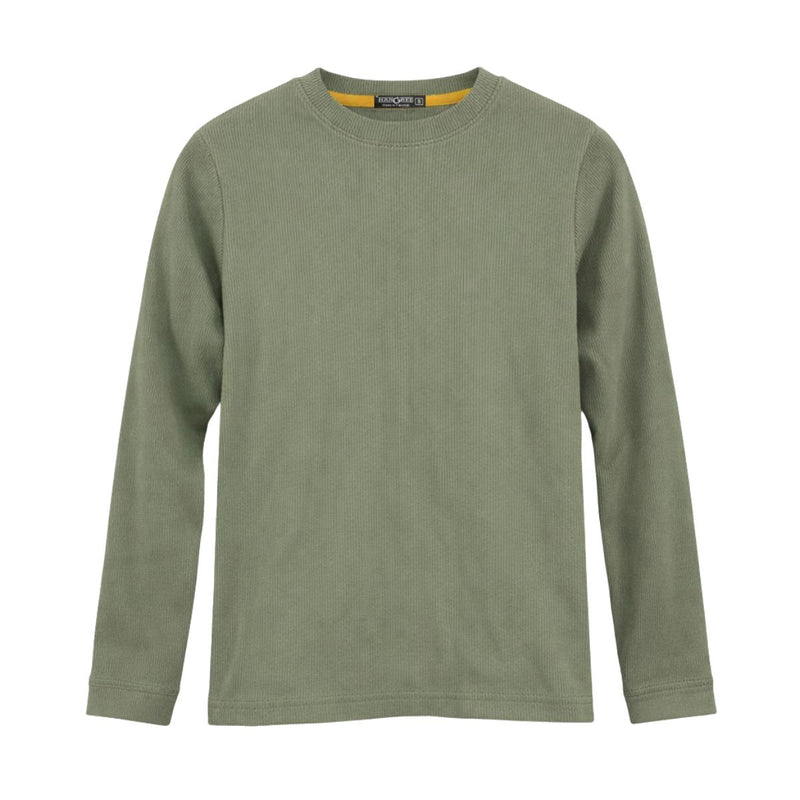 HG Rib Knitted Winter Full Sleeves Inner Shirt for Men & Women – Camo Green
