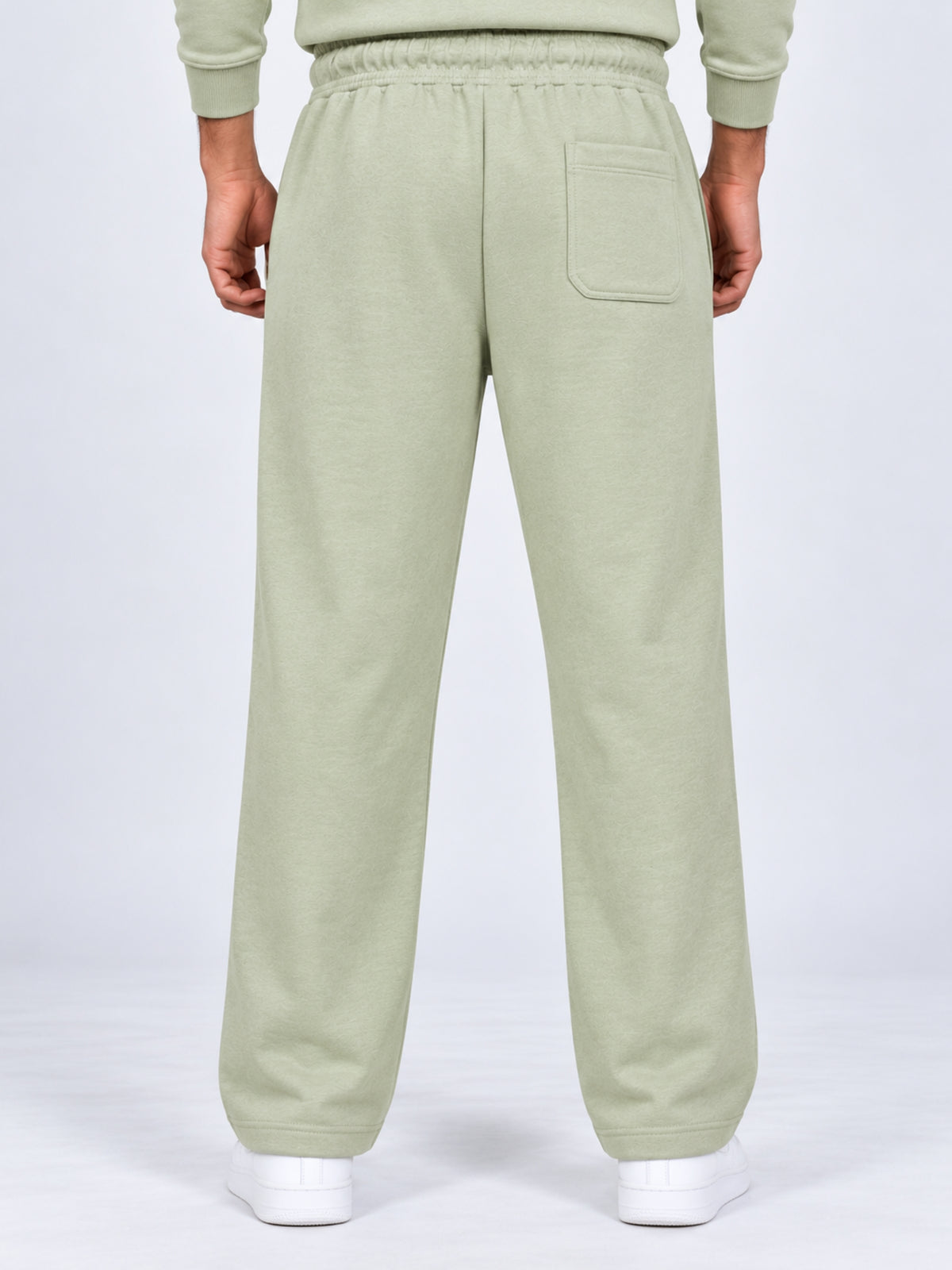 Men's Interlock Center Seam Open Bottom Trousers