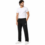 Men’s Everyday Comfort Terry Summer Trousers – Black