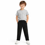 Unisex Kids Basic Casual Summers Trouser - Black
