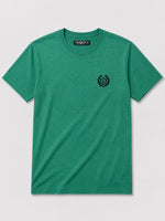 Men's Signature Emb. Round Neck Tee Shirt - Green