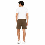 Men’s Classic Casual Two Quarter Shorts – Brown