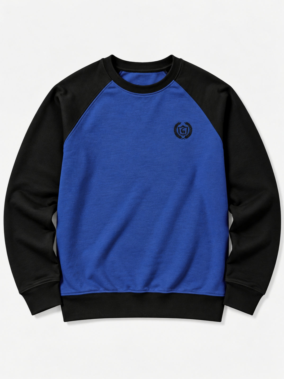 HG Signature Raglan Fleece Sweat Shirt - Royal Blue
