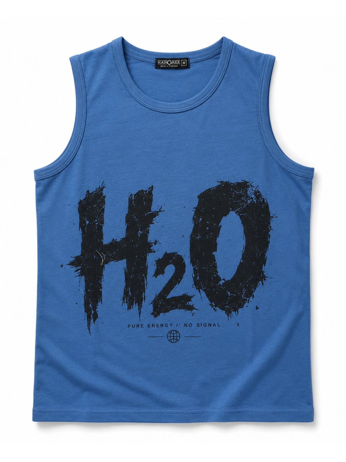 Men's H2O Graphic Sleeveless Cotton Jersey Tank Top