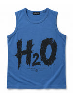 Men's H2O Graphic Sleeveless Cotton Jersey Tank Top