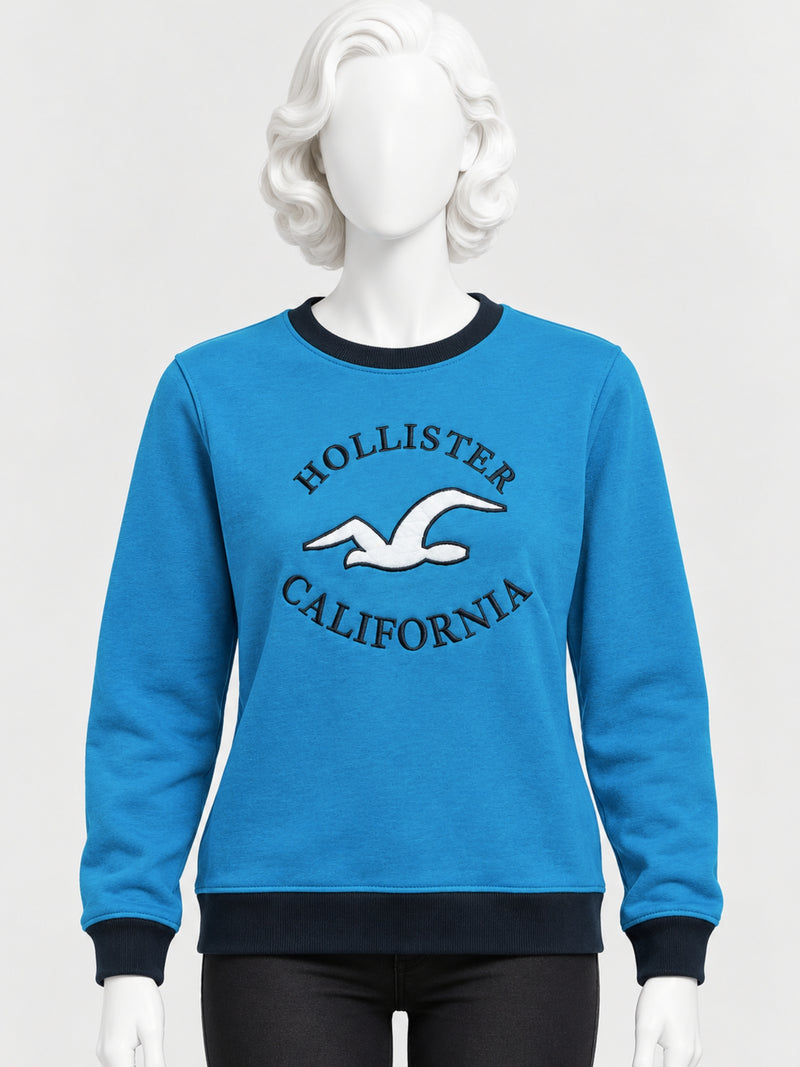 Women's Appliqué Emb. Fleece Sweatshirt