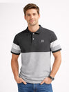 Men’s Premium Colorblock Polo Shirt – Mouse Gray