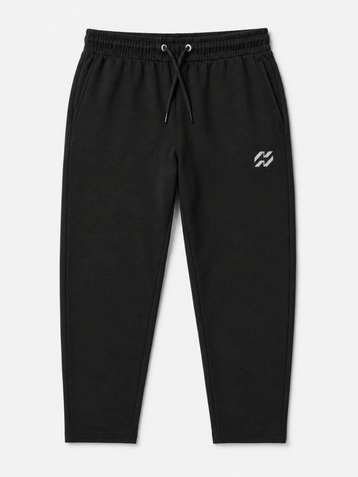 Men’s Everyday Comfort Terry Summer Trousers – Black