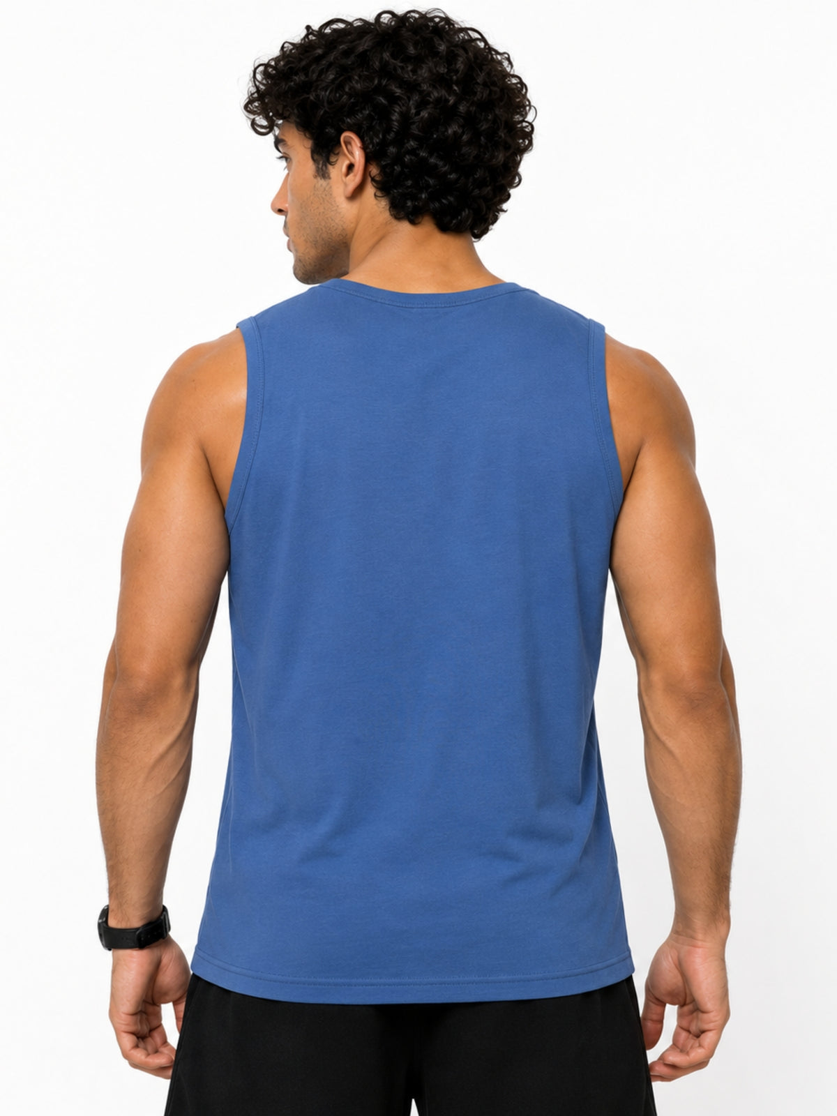 Men's H2O Graphic Sleeveless Cotton Jersey Tank Top