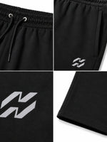 Men’s Everyday Comfort Terry Summer Trousers – Black
