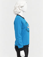 Women's Appliqué Emb. Fleece Sweatshirt
