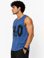 Men's H2O Graphic Sleeveless Cotton Jersey Tank Top